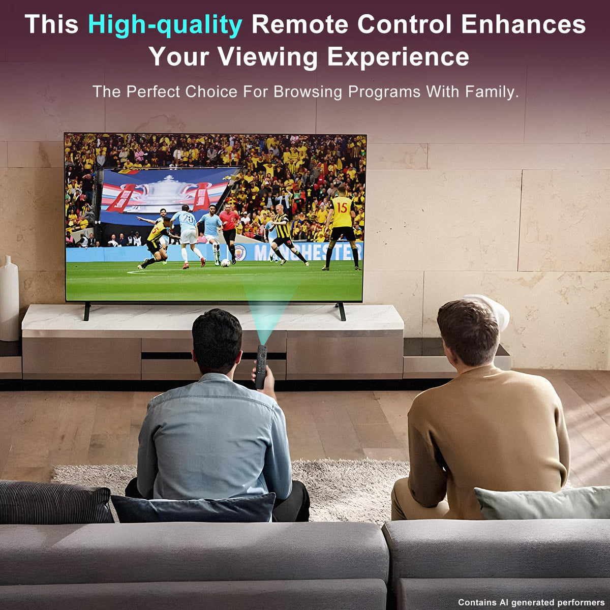 【2-Pack】 for Roku TV Remote,Replacement for TCL,ONN, Hisense Roku TVs