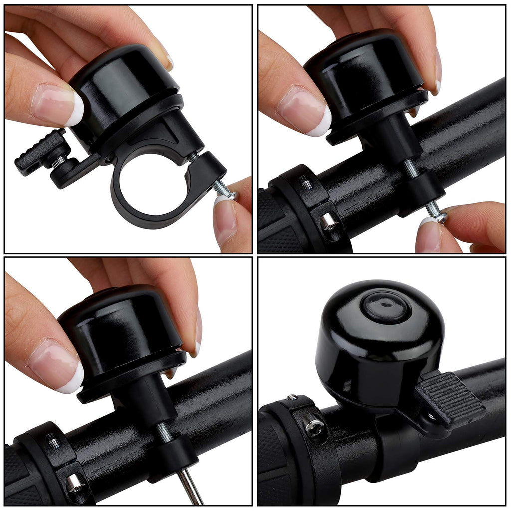 Bike Bell Bicycle Bell with Loud Crisp Clear Sound, Road and Mountain Bike Bell Adults Kids(8 colors)