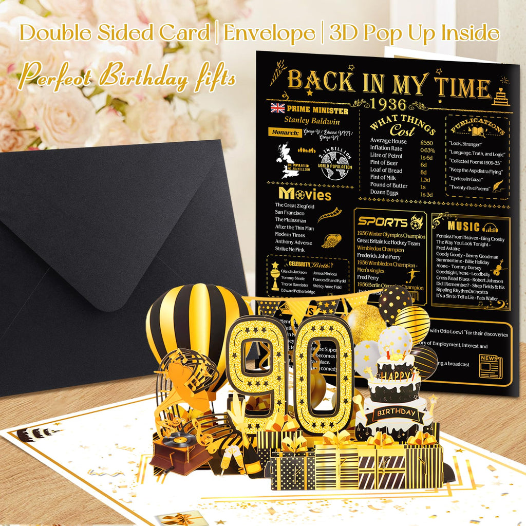 16th Birthday Card for Girl Boy Son Daughter, Big Pop Up 16th Birthday Cards for Grandson Granddaughter, Back In 2010 Funny 16 Year Old Birthday Decorations