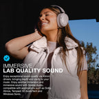 JLab JBuds Lux ANC Wireless Over-Ear Headphones, Mauve