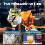 Antarctic Star Countertop Ice Maker Machine, 26Lbs/Day Fastest 6‑Min Ice