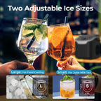 Antarctic Star Countertop Ice Maker Machine, 26Lbs/Day Fastest 6‑Min Ice