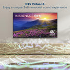 Insignia 65" Class F50 Series LED 4K UHD Smart Fire TV, Voice Remote with Alexa, Stream Live TV Without Cable