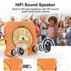Portable CD Player with Bluetooth, Gueray Desktop CD Players for Home, Bulit-in Double HiFi Speakers, AUX&Headphone Jack, FM Radio Boombox with Remote Control, USB Port,LCD Display (White)