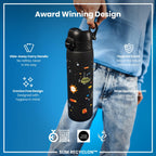 ION8 Leak Proof Water Bottle, 500ml (18oz), Fighter Jets