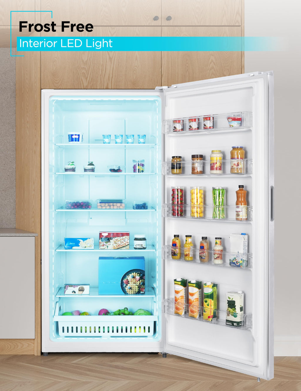 BLACK+DECKER 14 Cu. Ft. Convertible Freezer Refrigerator, Upright Freezer with Glass Shelves, ENERGY STAR rated, Frost Free, BUC1400XB, Black