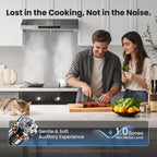 VIKIO HOME 30 Inch Under Cabinet Range Hood 900 CFM Dual Motor Power