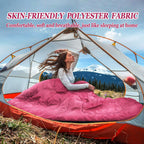 Sleeping Bag for Camping,Sleeping Bags for Adults Backpacking Waterproof,3 Seasons Adult Blanket,Small Packed Ultralight Carry Bag, Soft,Thick and Warm,for Outdoor Camping,Travel,Hiking