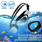 Winline Adult Swimming Goggles,Open Water Goggles Swimming Anti Fog UV Protection No Leakage Clear Vision Easy to Adjust for Adults Men Women Teenagers