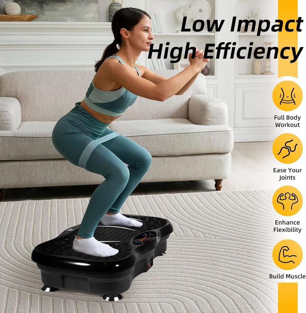 EVOLAND Vibration Plate Exercise Machine, Fitness Vibration Trainer