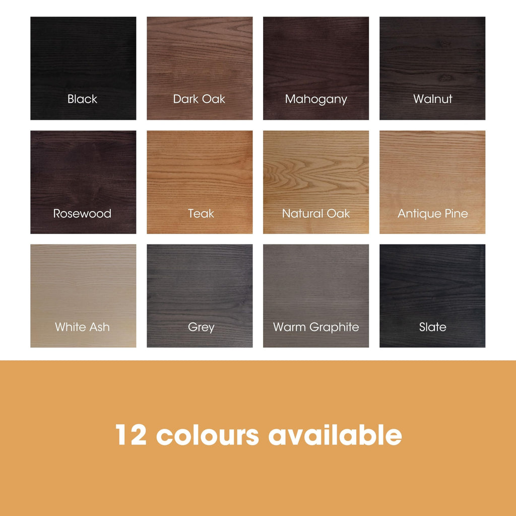 Furniture Clinic Wood Stain (Dark Oak) – Fast Drying, Highly Concentrated, and Easy-to-Apply Wood Stain for All Indoor & Outdoor Wood – Water Based & Non-Toxic – 250ml