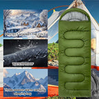 Sleeping Bag for Camping,Sleeping Bags for Adults Backpacking Waterproof,3 Seasons Adult Blanket,Small Packed Ultralight Carry Bag, Soft,Thick and Warm,for Outdoor Camping,Travel,Hiking