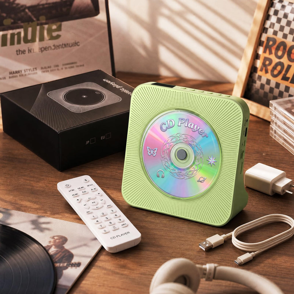 Gueray CD Player Portable Bluetooth Desktop CD Players for Home