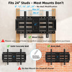 HOME VISION Heavy Duty Tilt TV Wall Mount for 32-86 Inch Flat/Curved Screen