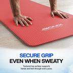 Bionix Yoga Mat For Women Men, Thick Pilates Exercise Mat, Home Gym Fitness