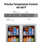 Ca'Lefort 48 Inch Wine & Beverage Refrigerator, 200 Can and 46 Bottle