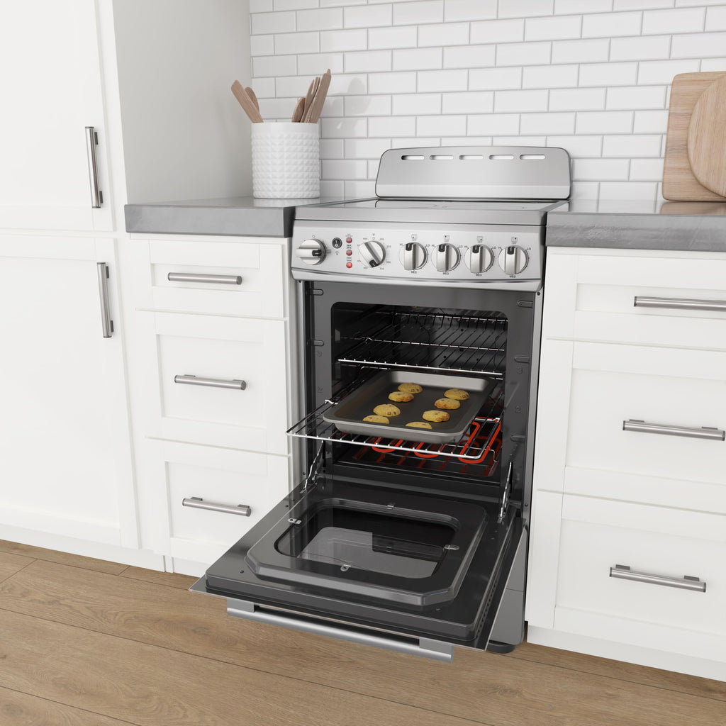 Avanti 20-Inch Freestanding Electric Range with Ceramic Glass Cooktop, in Black (CERU200P1B)
