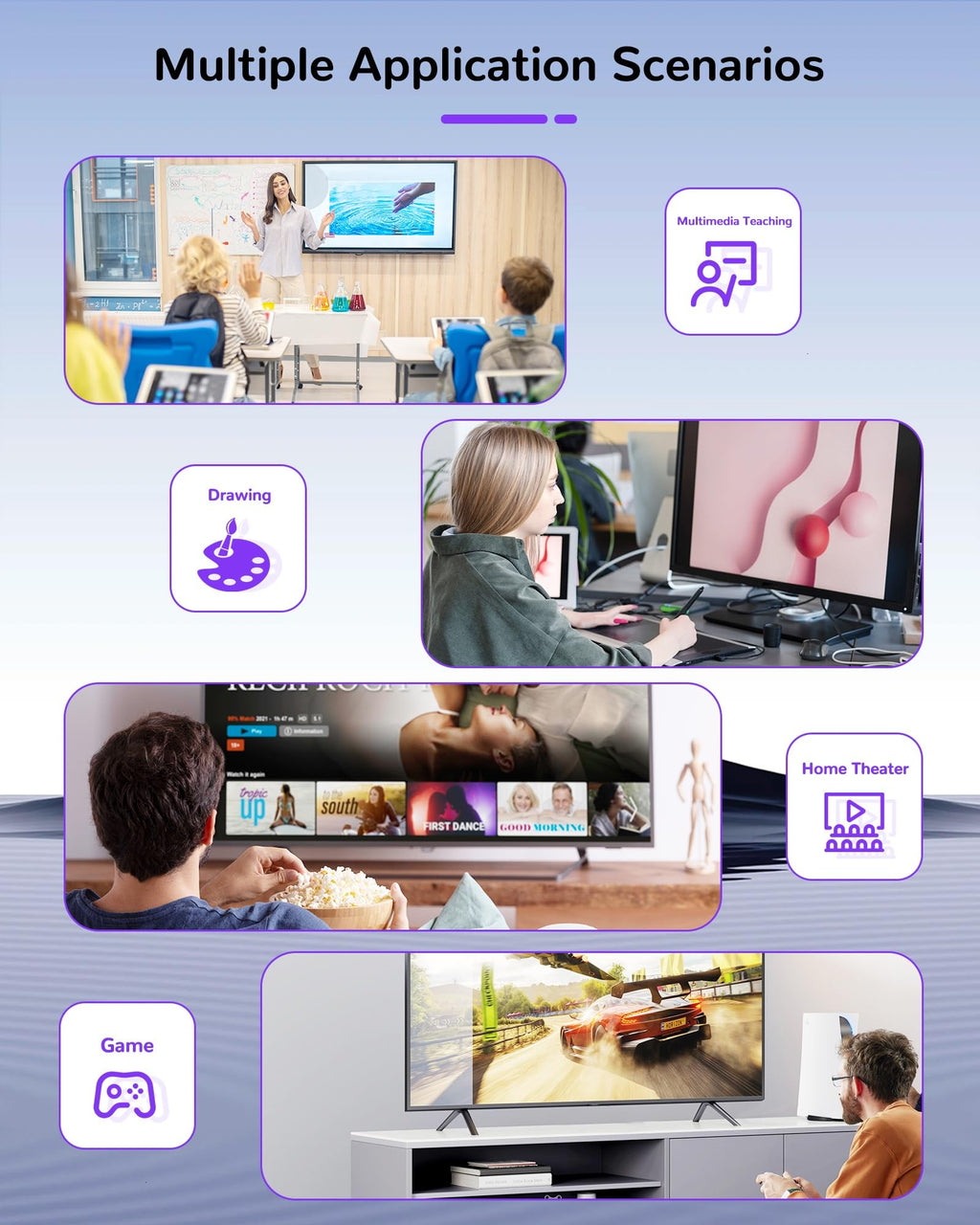 avedio links 4K@60Hz HDMI Splitter 1 in 2 out, Mirror Same Screen Only