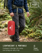 Voyager Sleeping Bag for Adults, Lightweight 3-4 Season Waterproof Camping