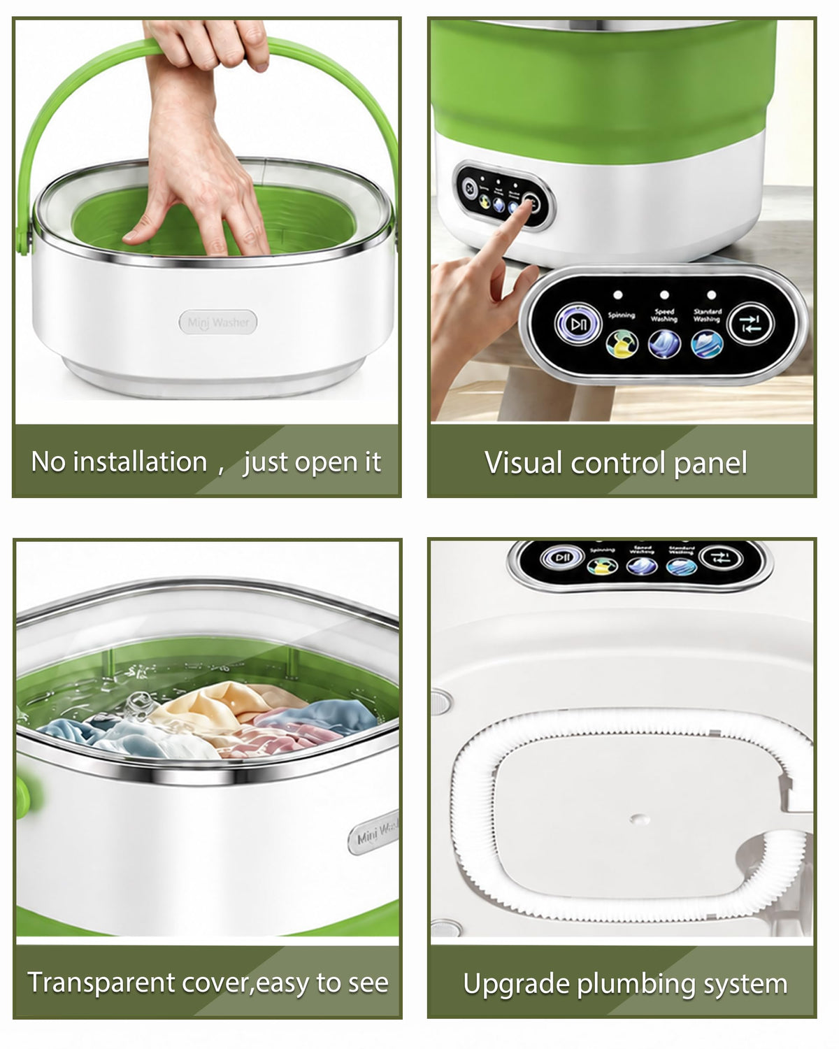 20L Mini Portable Washing Machine,Portable Washer Mini Lavadora Portatil
