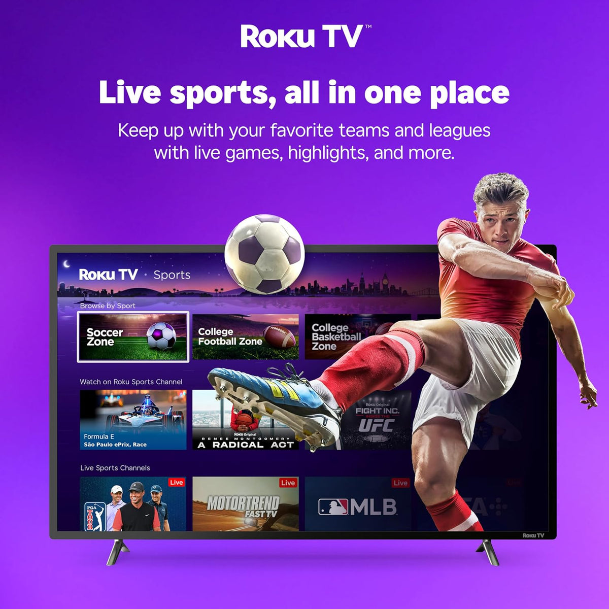 Hisense 55" Class E6SR Series Hi-QLED 4K UHD Smart Roku TV (55E6SR, 2026 Model) - Dolby Vision, Game Mode Plus, VRR, ALLM, DTS Virtual:X, Apple AirPlay, Compatible with Alexa and Google Assistant