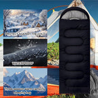 Sleeping Bag for Camping,Sleeping Bags for Adults Backpacking Waterproof,3 Seasons Adult Blanket,Small Packed Ultralight Carry Bag, Soft,Thick and Warm,for Outdoor Camping,Travel,Hiking
