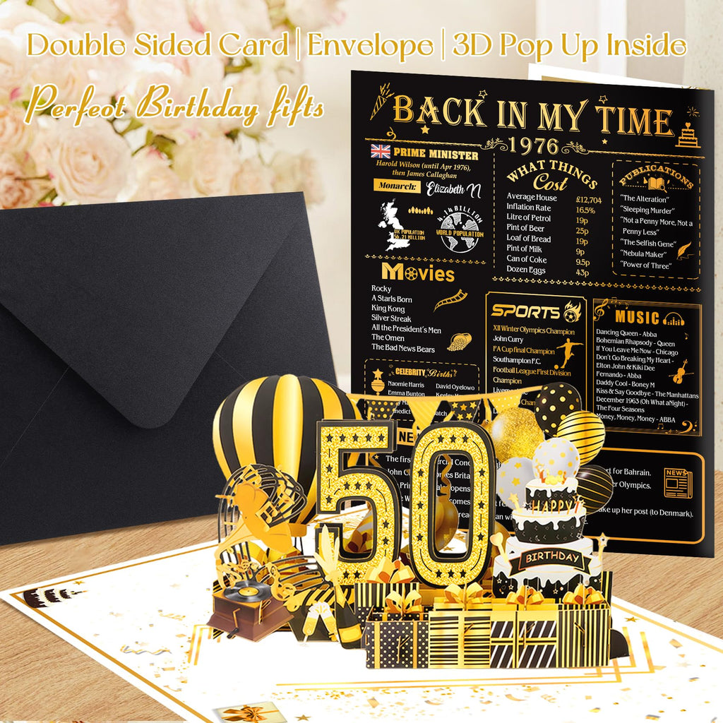 16th Birthday Card for Girl Boy Son Daughter, Big Pop Up 16th Birthday Cards for Grandson Granddaughter, Back In 2010 Funny 16 Year Old Birthday Decorations