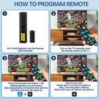 Universal Remote for All Samsung TV Remote, Replacement Compatible with All Samsung LED, LCD, QLED, HDTV, 3D Series Smart TVs (BN59-01259B)