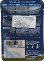 Applaws Tuna and Seabream Pouch, Broth, 70 g