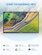 ARZOPA Portable Monitor 15.6" 1920×1080 FHD IPS Portable Monitor for Laptop with Kickstand, Ultra-Slim Second Screen for Laptop/PC/Mac/PS3/4/5/Xbox - USB C & HDMI Connectivity - A1