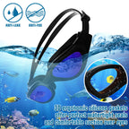 Winline Adult Swimming Goggles,Open Water Goggles Swimming Anti Fog UV Protection No Leakage Clear Vision Easy to Adjust for Adults Men Women Teenagers