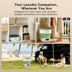 Portable Foldable Washing Machine -20l Mini Washer For Deep Cleaning