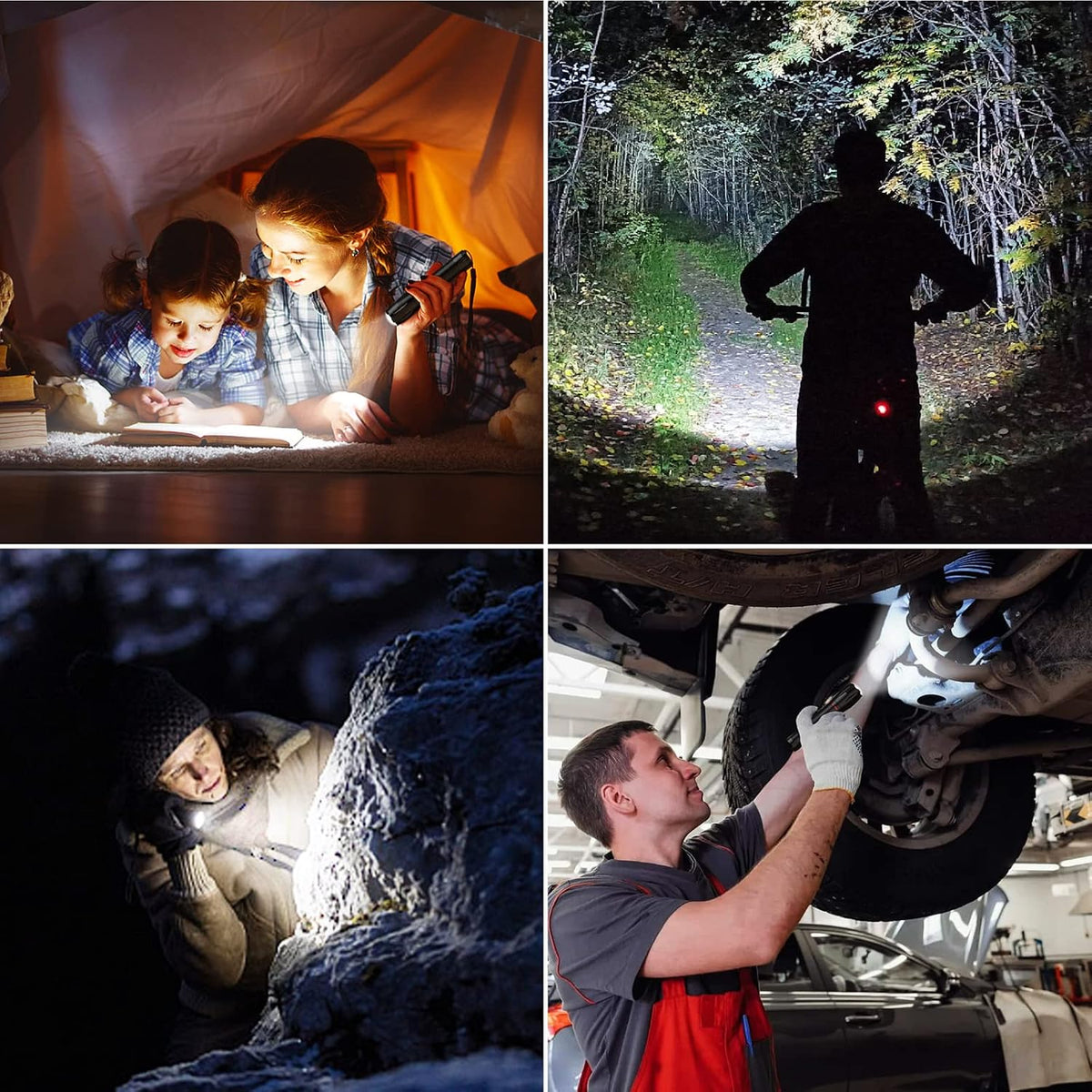 Blukar LED Torch Rechargeable, 2000L Super Bright Flashlight with 5 Modes
