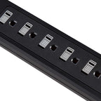 Amazon Basics Surge Protector Power Strip, 6-Outlet, 790 Joules, 6ft Extension Cord, Safety Shutters, White