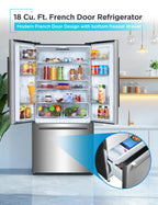 BLACK+DECKER 14 Cu. Ft. Convertible Freezer Refrigerator, Upright Freezer with Glass Shelves, ENERGY STAR rated, Frost Free, BUC1400XB, Black