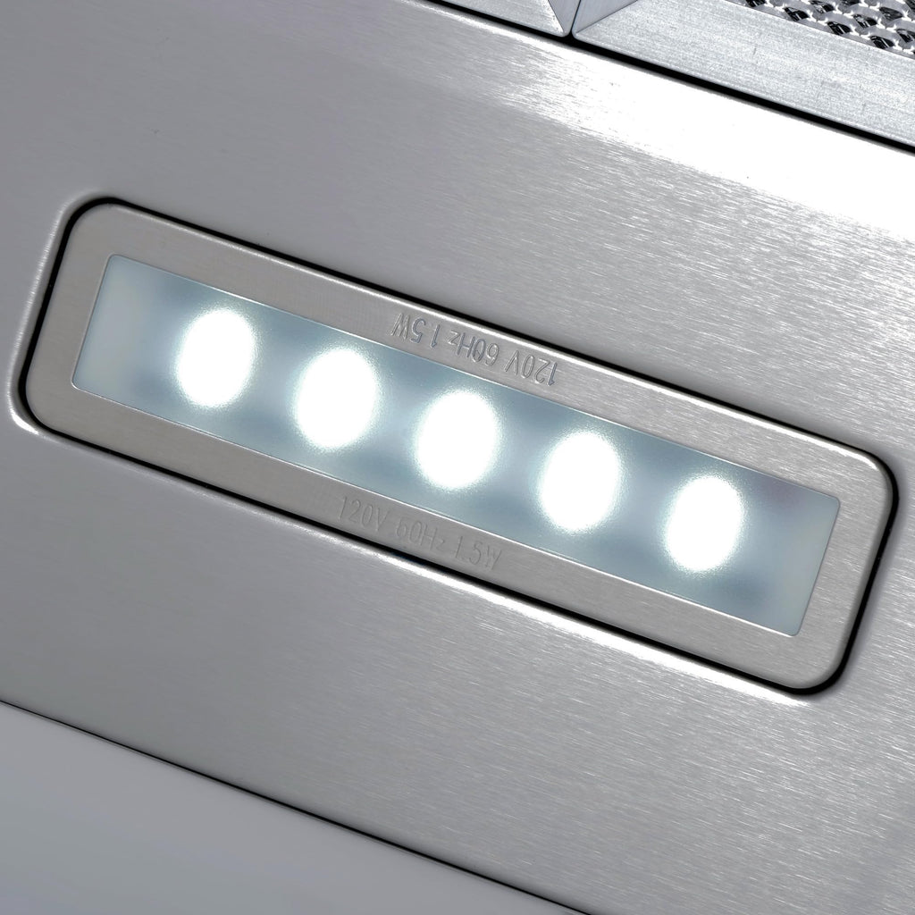 36 in. Delta Coll Ducted Under Cabinet Range Hood, Mesh Filters, Stainless