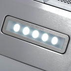 36 in. Delta Coll Ducted Under Cabinet Range Hood, Mesh Filters, Stainless