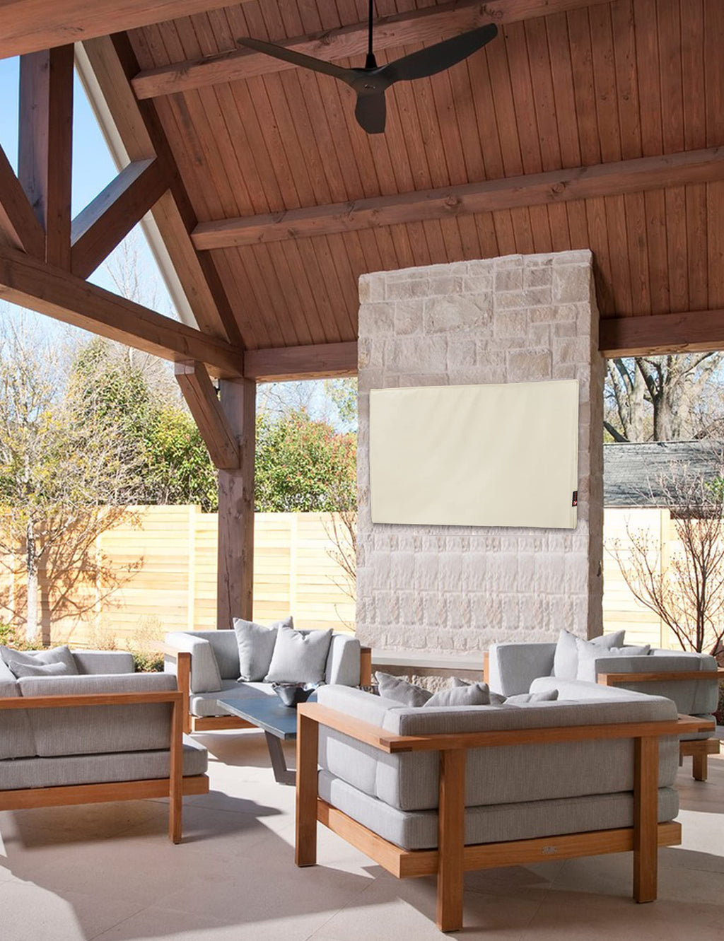 iBirdie Outdoor TV Cover 52 to 55 inch Weatherproof and Waterproof