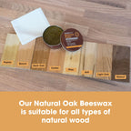 Furniture Clinic Clear Beeswax Polish for Wood & Furniture - 200ml - Natural Beeswax for All Types and Colours - Wooden Furniture Polish to Protect & Enhance Any Wooden Surface