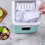 Igloo Ice Maker Countertop, Portable Ice Maker with Handle, 26lbs, Black