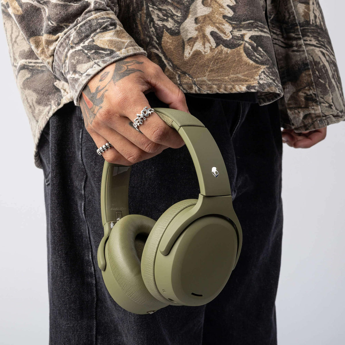 Skullcandy Crusher ANC 2 Noise Cancelling Wireless Headphones - Bone