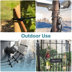 Black Zip Ties Assorted 12+8+6+4 inch, 200 Pack, Cable Ties, UV Resistant Wire Ties for Outdoor Use,Tie Straps, LOCKLOCK