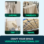 CS Cotton Dust Sheets for Decorating, Furniture, Floors, 12x9 Ft (3.6x2.7m)