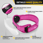 CAMBIVO 2 Pack Patella Tendon Knee Strap for Meniscus Tear & Osgood Schlatters Relief - Adjustable Knee Support for Running Stability, Jumper's Knee, Hiking & Gym Squats