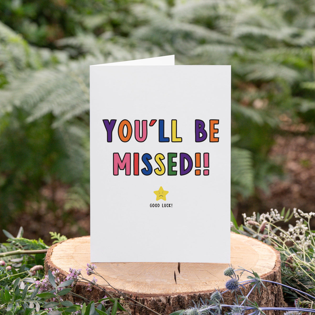 Manta Makes Leaving card goodbye good luck card, retirement new job card to go with sorry your leaving gifts for colleagues women or men