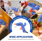 Mini Hot Glue Gun Kit 50W: Mini Glue Gun Fireproof Upgraded Version