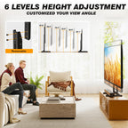 5Rcom Universal Tabletop TV Stand Base for 22-65 Inch Flat Screen TVs