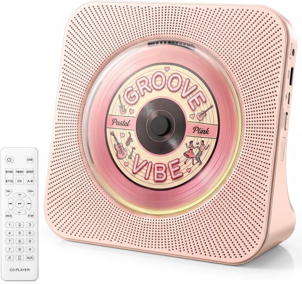 Gueray CD Player Portable Bluetooth Desktop CD Players for Home