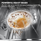 COMFEE' 18 Inch Built-in Dishwasher, Energy Star & NSF, Stainless Steel Tub