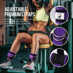 Slim Panda Ankle Straps for Cable Machines, Cable Kickback Ankle Cuffs